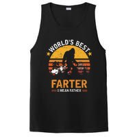 Retro World's Best Farter I Mean Father Bigfoot Father's Day PosiCharge Competitor Tank