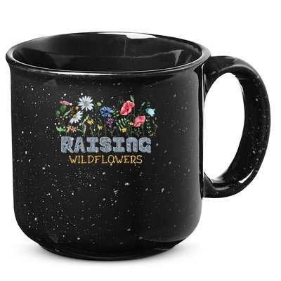 Raising Wildflowers Boho Mom Floral Flowers Mama Mothers 15oz Campfire Ceramic Mug