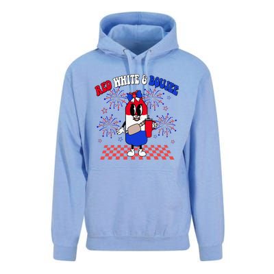 Red White & Boujee Unisex Surf Hoodie