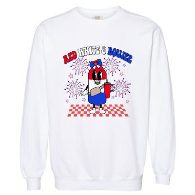 Red White & Boujee Garment-Dyed Sweatshirt