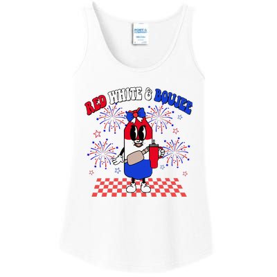 Red White & Boujee Ladies Essential Tank