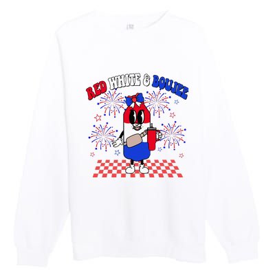 Red White & Boujee Premium Crewneck Sweatshirt