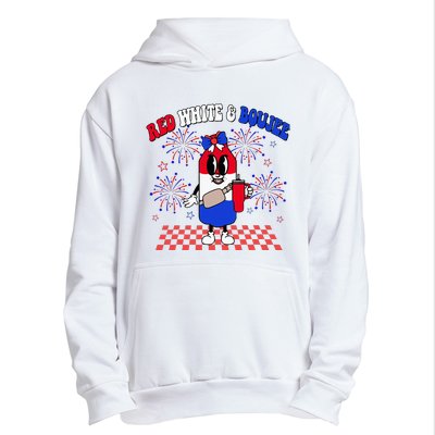 Red White & Boujee Urban Pullover Hoodie