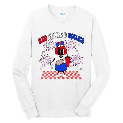 Red White & Boujee Tall Long Sleeve T-Shirt