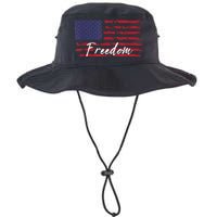 Red White Blue Freedom America USA Flag Legacy Cool Fit Booney Bucket Hat