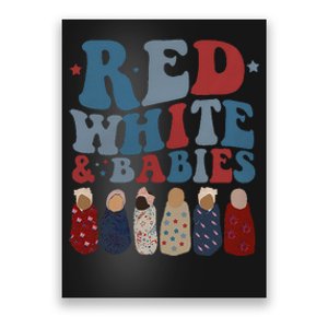 Red White Babies NICU Nurse 4th Of July Neonatal Nursing Poster