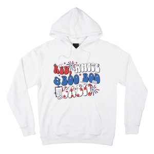 Red White Boo Boo Crew 4th July Hoodie