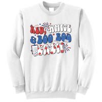 Red White Boo Boo Crew 4th July Sweatshirt