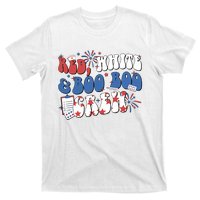 Red White Boo Boo Crew 4th July T-Shirt