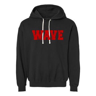 Red Wave Conservative Garment-Dyed Fleece Hoodie