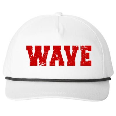 Red Wave Conservative Snapback Five-Panel Rope Hat