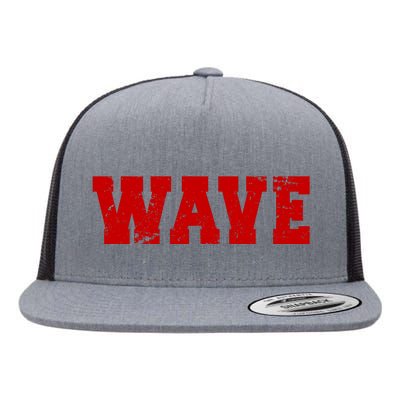 Red Wave Conservative Flat Bill Trucker Hat