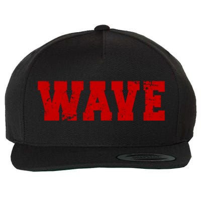 Red Wave Conservative Wool Snapback Cap