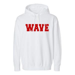 Red Wave Conservative Garment-Dyed Fleece Hoodie