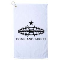 Razor Wire Come And Take It Supreme Court Texas Border 2024 Platinum Collection Golf Towel