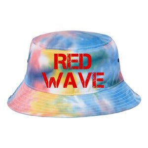 Red Wave Conservative Political Tie Dye Newport Bucket Hat