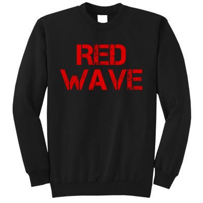 Red Wave Conservative Political Sweatshirt