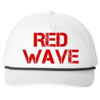 Red Wave Conservative Political Snapback Five-Panel Rope Hat