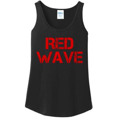 Red Wave Conservative Political Ladies Essential Tank