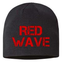 Red Wave Conservative Political Sustainable Beanie