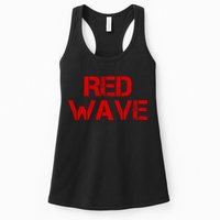Red Wave Conservative Political Womens Tank Top
