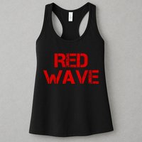 Red Wave Conservative Political Womens Tank Top