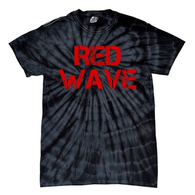 Red Wave Conservative Political Tie-Dye T-Shirt