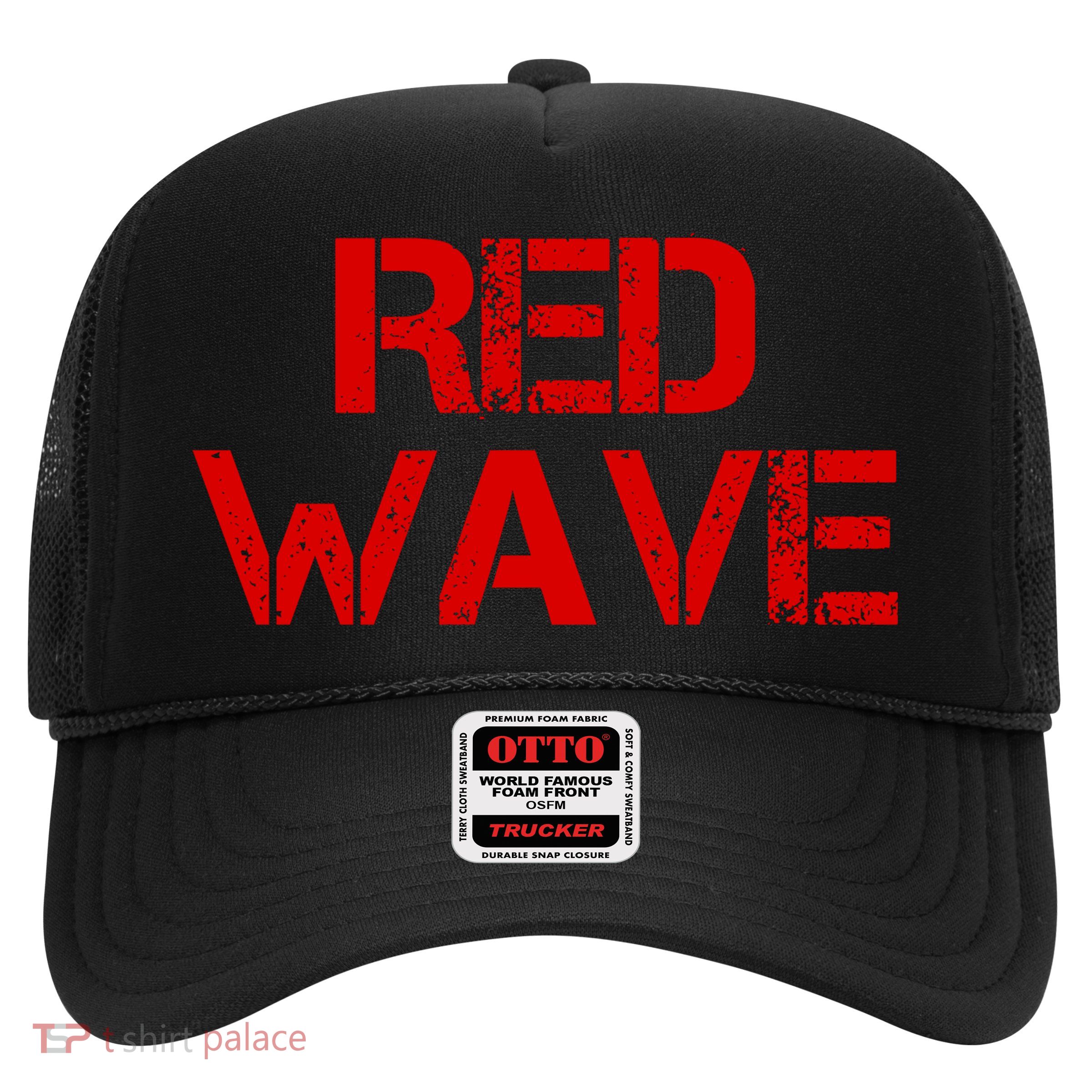 Red Wave Conservative Political Trucker Hat