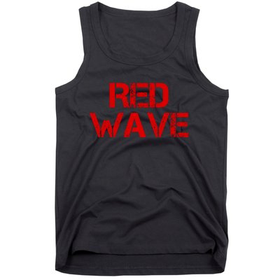 Red Wave Conservative Political Tank Top