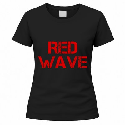 Red Wave Conservative Political Women's T-Shirt