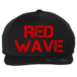 Red Wave Conservative Political Wool Snapback Cap