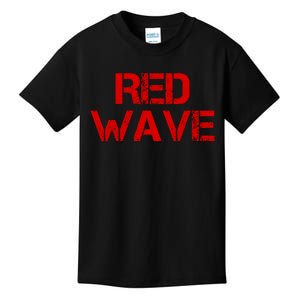 Red Wave Conservative Political Kids T-Shirt