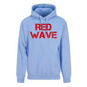 Red Wave Conservative Political Unisex Surf Hoodie