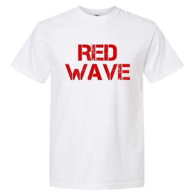 Red Wave Conservative Political Garment-Dyed Heavyweight T-Shirt