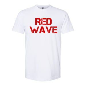 Red Wave Conservative Political Softstyle CVC T-Shirt