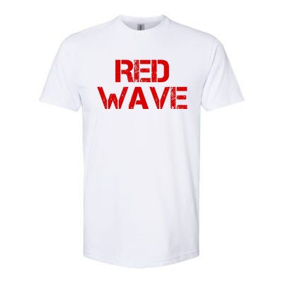 Red Wave Conservative Political Softstyle® CVC T-Shirt