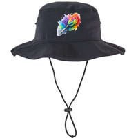 Rainbow Watercolor Candy Brush Multicolor Legacy Cool Fit Booney Bucket Hat