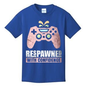 Respawned With Confidence Gift Kids T-Shirt