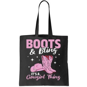 Rodeo Western Country Southern Cow hat Boots & Bling Tote Bag