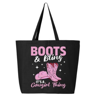 Rodeo Western Country Southern Cow hat Boots & Bling 25L Jumbo Tote