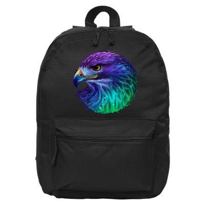 Realistic Water Colored Eagle 16 in Basic Backpack