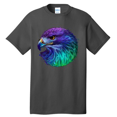 Realistic Water Colored Eagle Tall T-Shirt