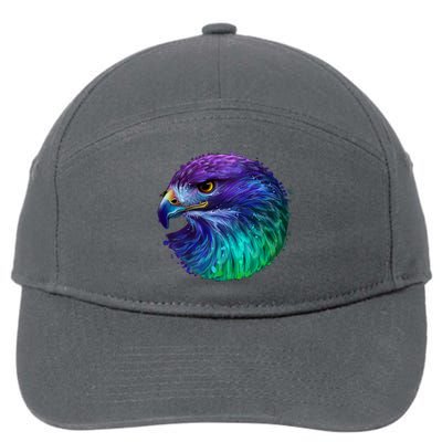 Realistic Water Colored Eagle 7-Panel Snapback Hat