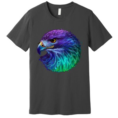 Realistic Water Colored Eagle Premium T-Shirt