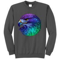 Realistic Water Colored Eagle Tall Sweatshirt