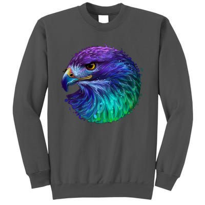 Realistic Water Colored Eagle Tall Sweatshirt