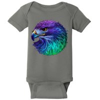 Realistic Water Colored Eagle Baby Bodysuit