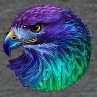 Realistic Water Colored Eagle Baby Bodysuit
