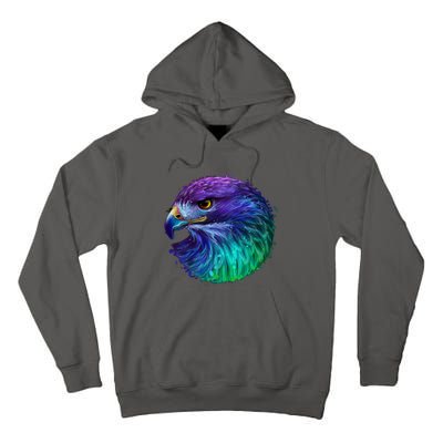 Realistic Water Colored Eagle Tall Hoodie