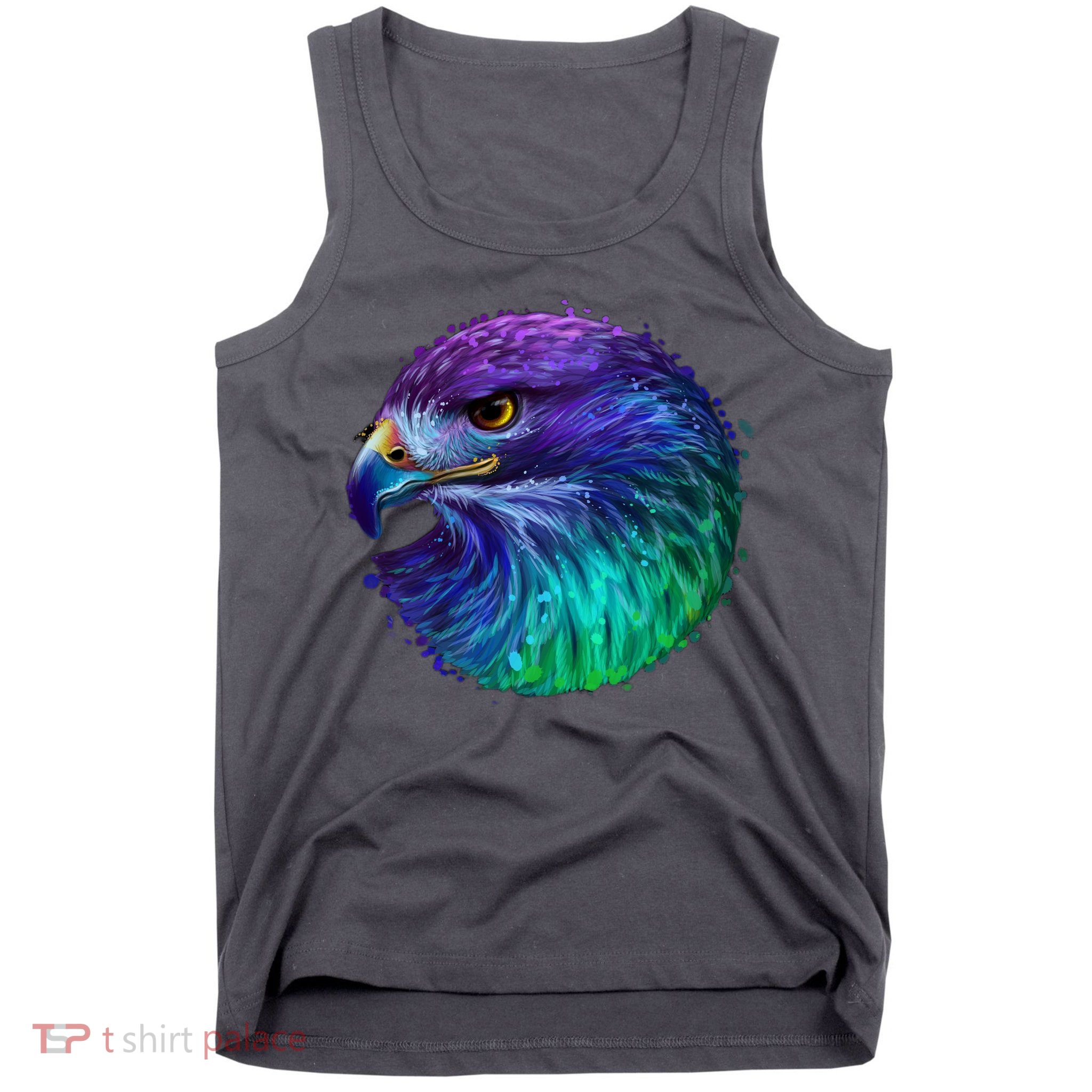 Realistic Water Colored Eagle Tank Top